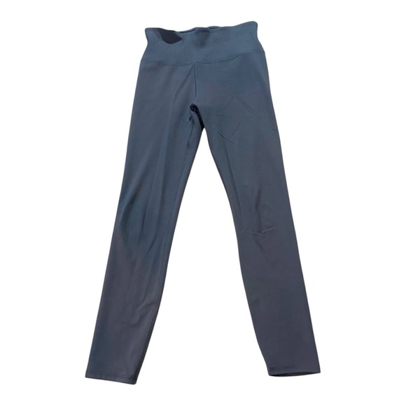 Vuori Women’s Studio Legging Ribbed Sz S Azure Gray Blue